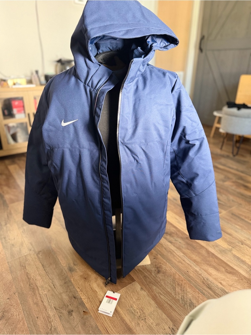 Nike men Navy Hooded Jacket